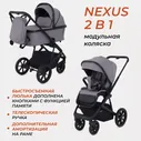 Коляска Rant basic Nexus 2 в 1 детская универсальная, Cloudburst Grey