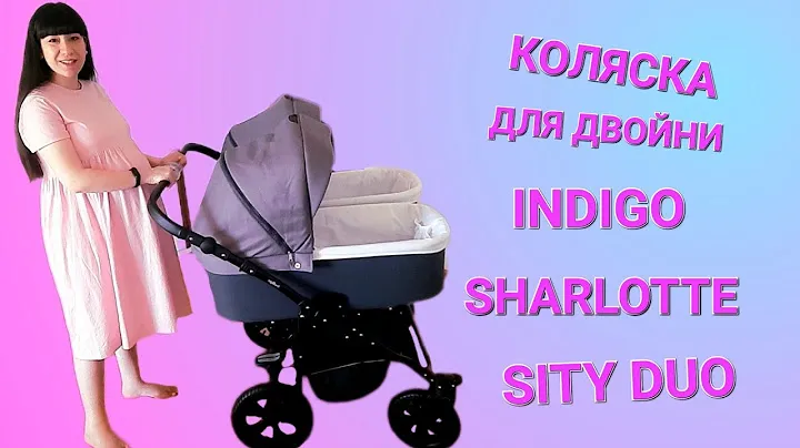 Обзор на коляску для двойни Indigo Charlotte Sity Duo