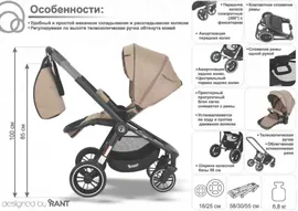 Коляска Rant Flex Trends 2 в 1