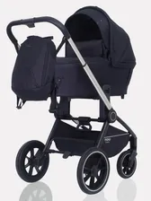RANT Коляска MOWBaby ZOOM PU 2в1 Silver Black (Silver Black)